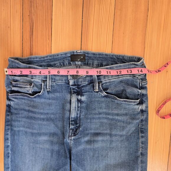 Mother The Looker Skinny Jeans 29 Dark Wash High Rise Slim Classic Minimalist - Picture 14 of 16